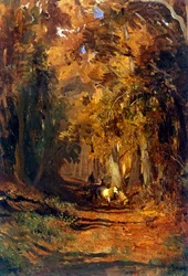 Forest in Autumn (circa 1870)