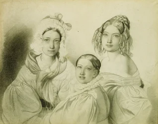 Portrait of Countesses Praskovia, Nadezhda and Maria Vyazemsky, 1835