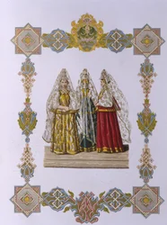 Summer Costumes of Women from Torzhok (from the series Clothing of the Russian State)