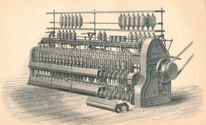 Finishing Roving Frame, by Platt, Brothers & Co. Oldham