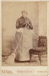 Portrait of a Woman with a Broom, c. 1885