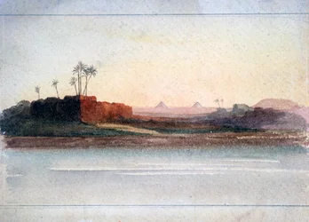 Pyramids from the Nile, Cairo