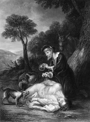 He Bound Up His Wounds, Pouring in Oil and Wine