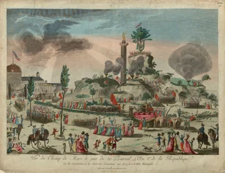 The Festival of the Supreme Being at the Field of Mars, 8 June 1794