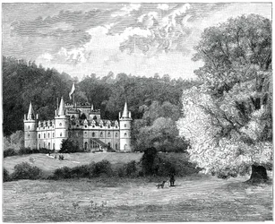 Inverary Castle, Western Scotland