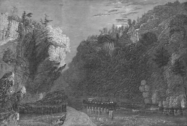 Bluff on the Erie Canal, Near Little Falls, 1883
