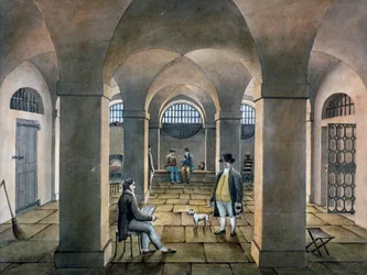 Interior View in Horsemonger Lane Prison, Union Road, Southwark, London