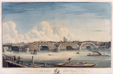 New London Bridge, London, 1827