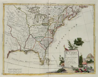 Canada, English Colonies with Louisiana and Florida