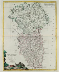 Part of the Kingdom of Ireland, engraving by G. Zuliani from 