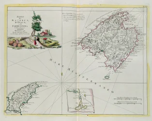 The Islands of Majorca, Ivica and Formentera, Engraving by G. Zuliani from Tome I of the "Newest Atlas"