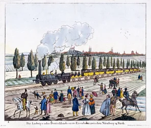 Opening of the Nuremberg-Furth Railway, 7th December 1835