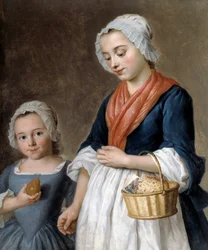 Little Girl Driving in Class (detail)
