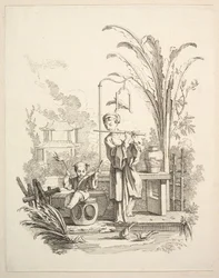 Flautist and a Child Timpanist
