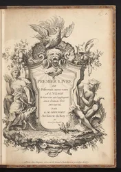 Title Page for a Series of Six Ornaments (First Book of Various Designs for Practitioners of Fine Arts)