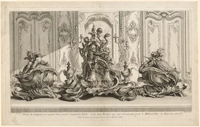 Works of Juste-Aurèle Meissonier: Silver Sculptural Project for a Large Centerpiece and Two Tureens Which Have Been Executed for His Lordship the Duke of Kingston