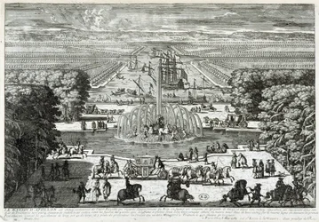 The Apollo basin in the gardens of the castle of Versailles - by Perelle, late 17th century