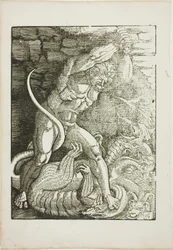 Hercules Killing the Lernean Hydra, from Scenes from the Life of Hercules