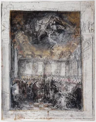 View of the Grand Chamber of the Parliament of Paris