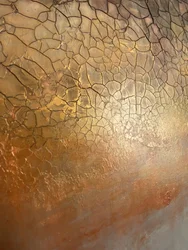 Golden Cracked Earth