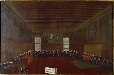 View of the Room of the Criminal Quarantine, Supreme Court or Council of the Forty
