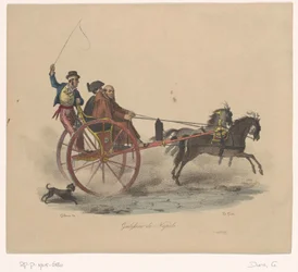Three Men in a Carriage