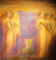 Funeral of Virgin (detail)