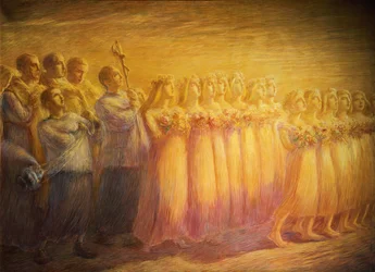 Funeral of Virgin (detail)