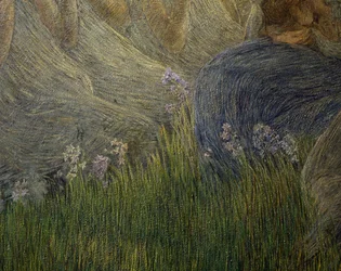 Grass and flowers, (detail)