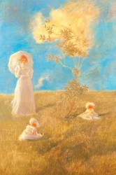 The Quiet, Gaetano Previati (1852–1920)