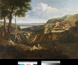 View of the Monastery of Camaldoli near Frascati, Italy