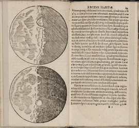 Leaf of Book Sidereus Nuncius by Galileo Galilei, 1610