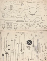 Military Weapons, Female Ornaments, Utensils for Culinary and Religious Purposes