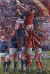 Rugby International, Wales v Scotland