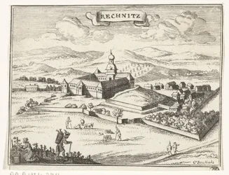 View of Rechnitz (series title: Topographical Images of Austria, Hungary, and the Balkans)