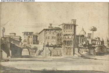 Houses on the Tiber