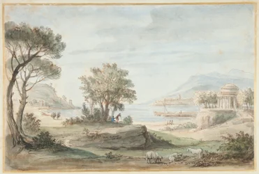 Landscape with a Round Temple