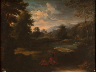 Landscape with Three Figures
