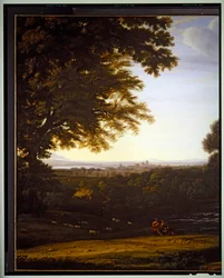 Italian Pastoral Landscape (detail)
