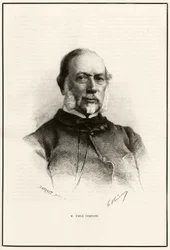 Portrait of Emile Templier (1821-1891), collaborator of Louis Hachette, in charge of the manufacture of the 
