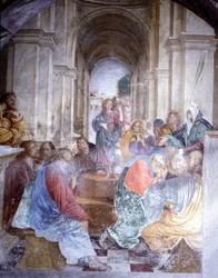 Discussion of Jesus with the doctors at the Temple (detail)