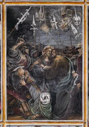 Kiss of Judas, detail of "The Life and the Passion of Christ"