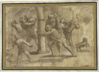 Samson Destroys the Temple