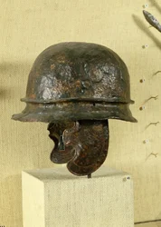 Helmet with cheek guards, from Alesia, Tène III