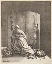 A Woman Cooking
