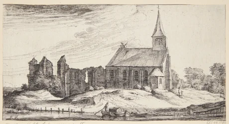 View Towards the Church in Sloten