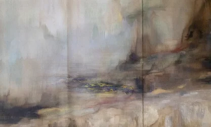Misty Abstract Landscape