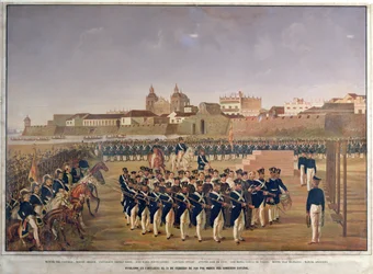 The Shooting of Pantaleon German de Ribon and His 8 Companions in Cartagena on 24th February, 1816