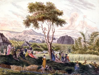 Reunion Island: View of Saint Benoit