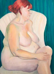 Red Haired Nude, 2015